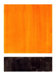 Krachtig oranje-zwart abstract