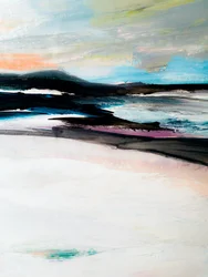 Kleurrijke abstracte horizon