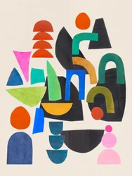 Kleurrijke abstracte vormen