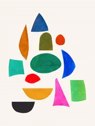 Kleurrijke abstracte vormen