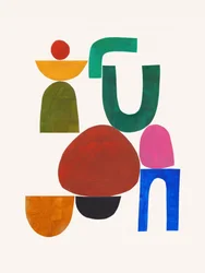 Kleurrijke abstracte vormen