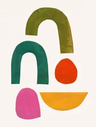 Kleurrijke abstracte vormen