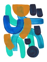Kleurrijke abstracte vormen