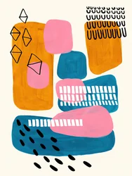 Kleurrijke abstracte vormen