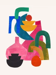 Kleurrijke abstracte vormen