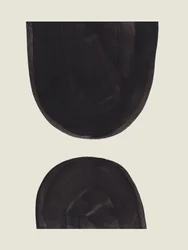 Donkere abstracte vormen