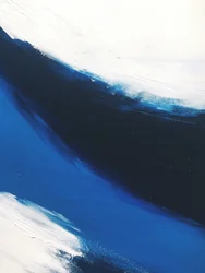 Deep Blue Wave – Abstract