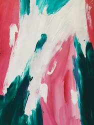 Dynamische abstracte penseelstreken
