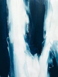 Dynamisch blauw abstract