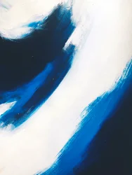 Dynamisch blauw abstract