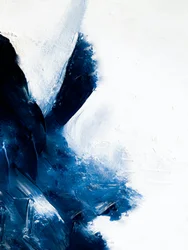 Dynamische blauwe streken