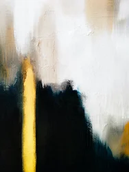 Gouden abstracte penseelstreken