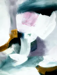 Modern abstract goud