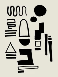 Moderne abstracte vormen