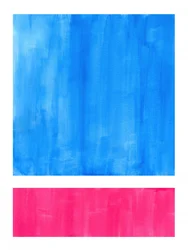Modern blauw-roze abstract