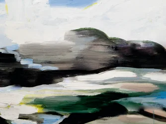 Stemmig abstract landschap