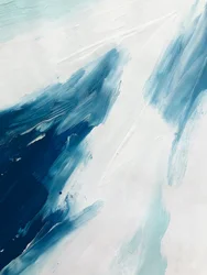 Serene Blue Abstract