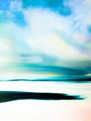 Serene Blue Horizon
