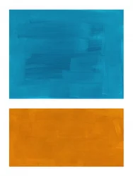 Teal-oranje abstract