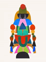 Levendige abstracte geometrie