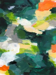 Levendige abstracte groentinten