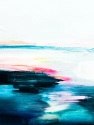 Levendig abstract zeegezicht