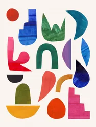Levendige abstracte vormen