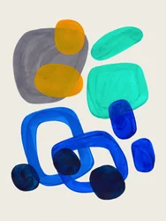 Levendige abstracte vormen