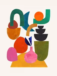 Levendige abstracte vormen