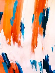Levendige abstracte penseelstreken