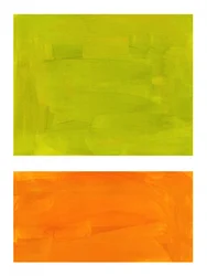 Levendige groene en oranje blokken