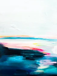 Levendig abstract zeemotief