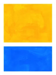 Levendig geel-blauw abstract