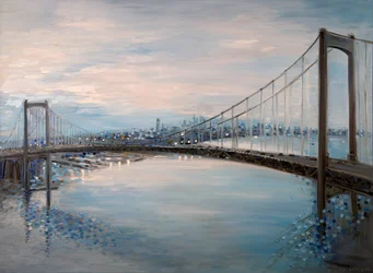 Weerspiegelingen op de Twilight Bridge