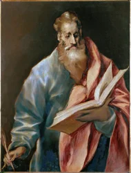 Sint Simon, apostel (schilderij op doek)
