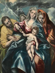De Heilige Familie met Maria Magdalena, ca. 1590-95