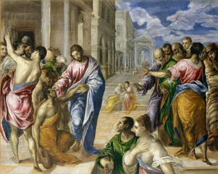 Christus Geneest de Blinde, c.1570