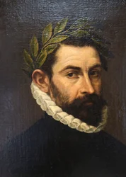 Portret van de dichter Alonso Ercilla y Zuniga, ca. 1576-1578