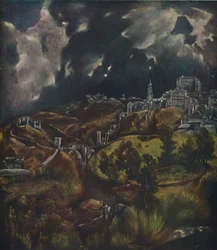 Toledo, gezicht op Toledo, 1599-1600, 1938