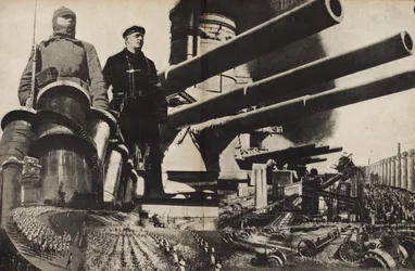 Het Rode Leger. Illustratie uit USSR Builds Socialism, 1933