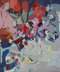 Levendig abstract boeket
