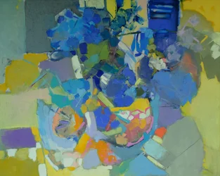 Levendige abstracte bloemen