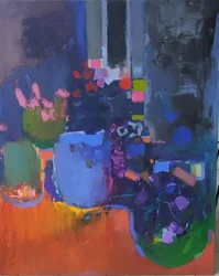 Levendig abstract stilleven