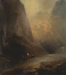 Berglandschap met Bandieten