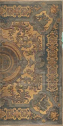 Plafond met putti in de hoeken