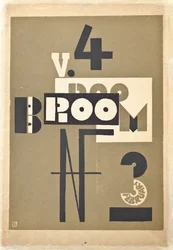 Cover voor een uitgave uit 1923 van het kunsttijdschrift 