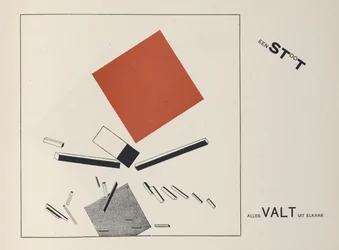 Over twee vierkanten, 1922