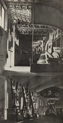 Sovjetpaviljoen op de Internationale Perstentoonstelling, Keulen, 1933.