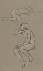 Studies voor Figuur van de Lente