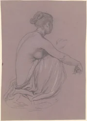 Studie voor "Griekse Meisjes Baden"